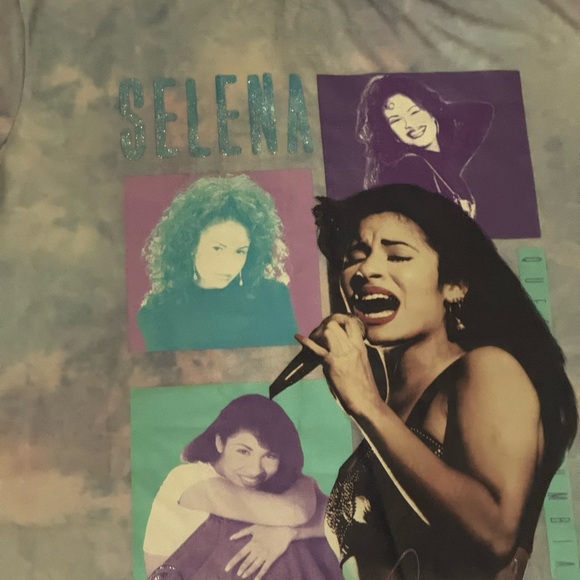 Selena Graphic Tie-Dye T-Shirt - Picture 2 of 4